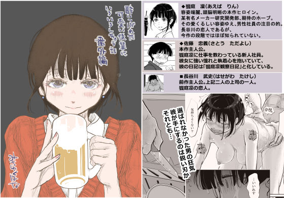 【無料エロ漫画】酔いつぶれた可愛い後輩にいろいろしちゃう話 番外編｜d_629943
