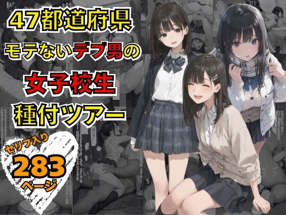 【無料エロ漫画】47都道府県 デブ男の女子校生種付ツアー｜d_736728