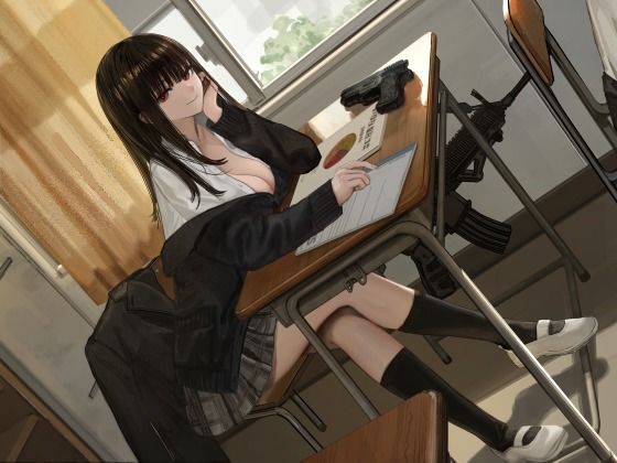 【無料エロ漫画】隣の席は暗殺対象｜d_557037