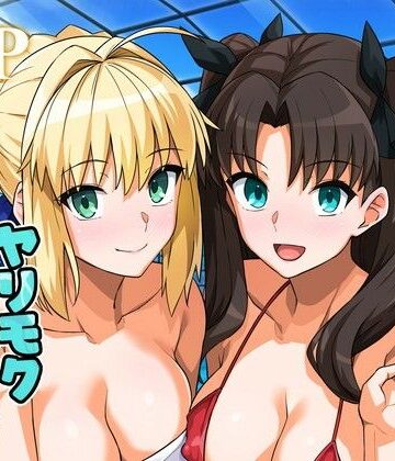 【無料エロ漫画】セイバーさん ヤリモクナンパ待ち プール編 （おまけミニCG集つき）｜d_656682