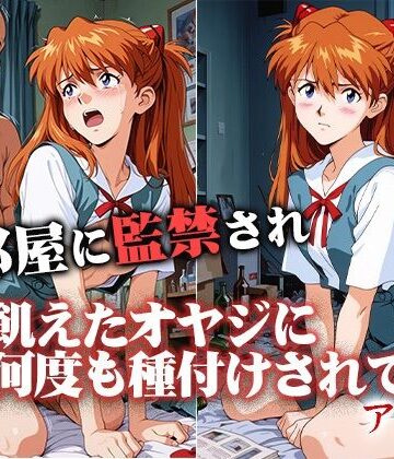 【無料エロ漫画】汚部屋に監禁され飢えたオヤジに何度も種付けされて アスカ｜d_761503