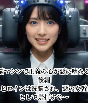 【無料エロ漫画】洗脳マシンで正義の心が悪に堕ちる話 後編 〜エースヒロインは洗脳され、悪の女幹部を女神として崇拝する〜｜d_772344