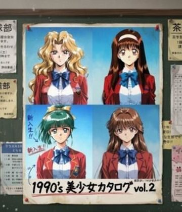 【無料エロ漫画】1990s 美少女カタログ vol.2｜d_776212