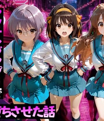 【無料エロ漫画】マッチングアプリで出会った美女をメス堕ちさせた話 涼○ハルヒの憂鬱編｜d_776595