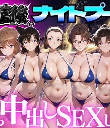 【無料エロ漫画】閉館後のナイトプールでひたすら中出しSEXした話 Vol.5｜d_777624