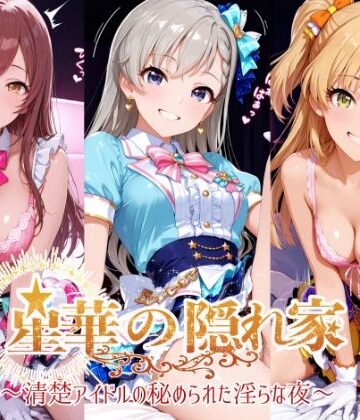 【無料エロ漫画】星華の隠れ家 〜清楚アイドルの秘められた淫らな夜〜久●楓 城●崎莉嘉 大●甘奈編｜d_780307