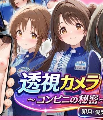 【無料エロ漫画】透視カメラ〜コンビニの秘密〜 卯月・愛梨・文香編｜d_791184