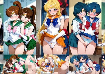 【無料エロ漫画】セーラー戦士が悪の美少女戦士にふたなり乱暴される（おまけCG付き）｜d_794083