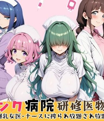 【無料エロ漫画】ピンク病院研修医物語〜爆乳女医とナースに搾られ放題され放題〜｜d_799569