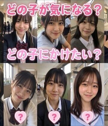 【無料エロ漫画】舌上射精第1弾かわいい10人の女の子達｜d_819345