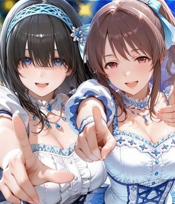 【無料エロ漫画】昼は清純アイドル夜は生オナホ生活 鷺●文香＆三●美優｜d_820349