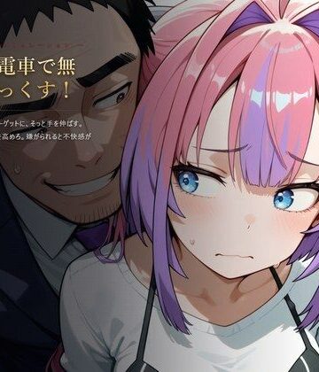 【無料エロ漫画】もっと電車で無理やりっくす！【ホ●ラ●ブ 痴〇お触りSLG】｜d_820802