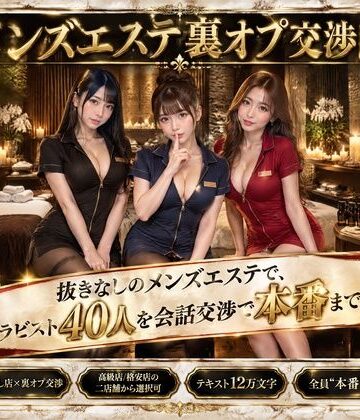 【無料エロ漫画】メンズエステ裏オプ交渉師〜抜きなしの店で、セラピスト40人を本番まで落とす〜｜d_822120