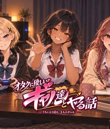 【無料エロ漫画】オタクに優しいギャル達とヤる話｜d_822492
