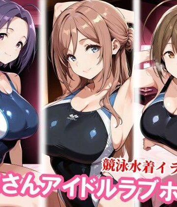 【無料エロ漫画】お姉さんアイドルが競泳水着企画で寝取られる｜d_823638