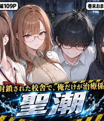 【無料エロ漫画】聖潮（せいちょう）―潮を飲まなきゃ死ぬ世界で、非モテの俺が封鎖校舎の女3人を吹かせて救う3日間―｜d_824257