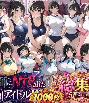 【無料エロ漫画】総集編 豪華5作 1000枚 教師にNTRされた学園アイドルJ〇 【テニス、スク水、セーラー、制服、ブルマ、厳選】｜d_816266