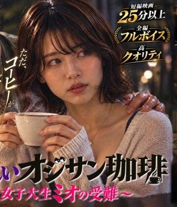 【無料エロ漫画】【短編映画】オジサンが珈琲で素人女子大生を堕とすまで 〜ミオ編〜（フルボイス）｜d_824673