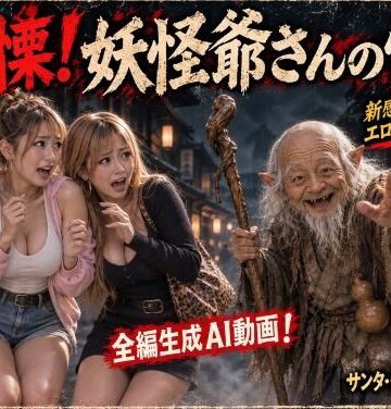 【無料エロ漫画】【生成AI動画】戦慄！妖怪爺さんの怪！ エロティック・ホラーシリーズ1｜d_825375