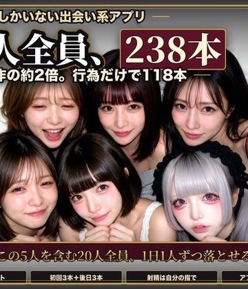 【無料エロ漫画】【実写系Hゲーム】ヤリマンしかいない出会い系アプリ2 〜スワイプして即ホテル〜｜d_825989