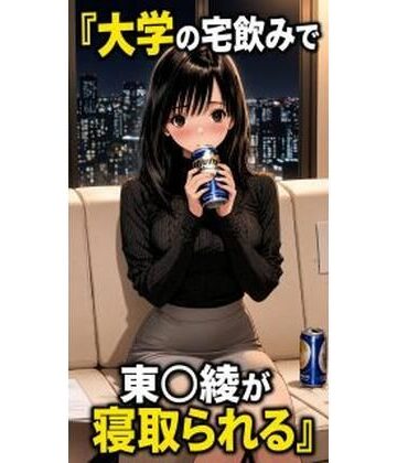 【無料エロ漫画】大学の宅飲みで東〇綾が寝取られる258枚｜d_828000