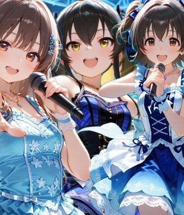 【無料エロ漫画】昼はアイドル夜は生オナホ生活 橘●りす＆赤●みりあ＆的●梨沙｜d_833190